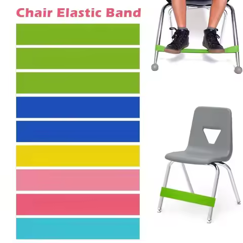 Elastic Chair Elastic Band Reduces Stress; Colorful Elastic Tension Band Enhances Concentration; Ela