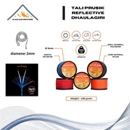 WAJIB PUNYA TALI PRUSIK 2MM REFLEKTIF DHAULAGIRI - TALI REFLEKTIF - TALI PERUSIK | READY