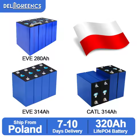 EU Stock EVE105AH 280AH 304AH 314AH Lifepo4 Rechargeable Battery Grade A New Lithium Batteries for S