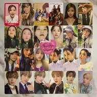 Twice ITZY AESPA RED VELVET NEWJEANS NCT OFFICIAL PHOTOCARD TZUYU NINGNING IRENE SEULGI MINJI HAERIN