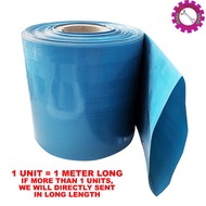 [1 UNIT = 1 METER] PVC BLUE SHEET HOSE PLASTIC HOSE PLASTIC PIPE PLASTIK PAIP PAM AIR BLUE THIN HOSE