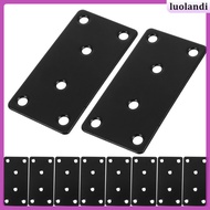 10 Pcs Braces Flat Joining Bracket Brackets for Corners Metal