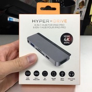 （全新行貨）HyperDrive 6-in-1 USB-C iPad Pro專用擴充Hub [2色] (SD-HYPER-HD319B)