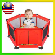 Hexagon Baby Kid Play Pen Play Yard Guard Rail - idanis67