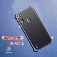For Motorola Moto E6i E6s 2020 Crystal Clear Jelly Case Air-Guard Corner Soft TPU Flexible Silicone 