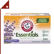 Arm & Hammer : ANHLVD-144* แผ่นอบผ้า Essentials Dryer Sheets Lavender & Linen, 144 Count