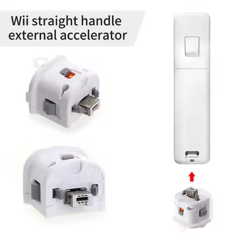 For Nintendo Wii Motion Plus Upgraded Adapter Sensor for Nintendo Wii Remote Controller Motion Enhan