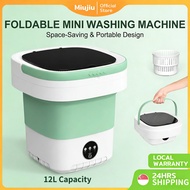 [SG] Washing Machine Mini Portable Foldable Automatic Wash and Spin 2 in 1 Large Capacity 12L for Ho