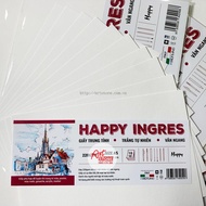 [Art Store] Happy Ingres Paper Quantity 220gsm - A2 Size|A1