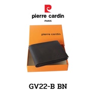 Pierre Cardin (ปีแอร์ การ์แดง) กระเป๋าธนบัตร กระเป๋าสตางค์เล็ก  กระเป๋าสตางค์ผู้ชาย กระเป๋าหนัง กระเป๋าหนังแท้ รุ่น GV22-B พร้อมส่ง ราคาพิเศษ