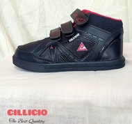 Sepatu Sekolah Anak Laki Laki Perempuan Cewek Cowok boot dan Pendek Untuk TK SD SMP Velcro Injeksi P