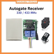 Autogate Receiver 2channel 330mhz / 433mhz Remote Control Set SMC5326