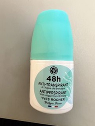 Yves Rocher 海藻清新48H長效止汗香體露  Anti-Perspirant Roll-on with Algae from Brittany， 50 ml