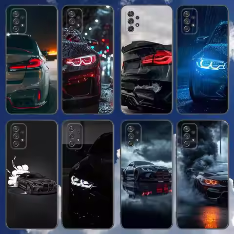 Black White for B-BMW Phone Case For Samsung Galaxy A 91,80,73,72,71,53,52,51,22,5G Shockproof Soft