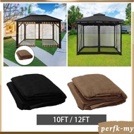 [PerfkMY] Outdoor Gazebo Netting Large Portable Patio Hardtop Gazebo Sun Shade Shelters