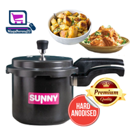 SUNNY Hard Anodized Pressure Cooker 3.5 Ltr / 5.5 Ltr Non Stick Fast Cooking Pressure Cooker