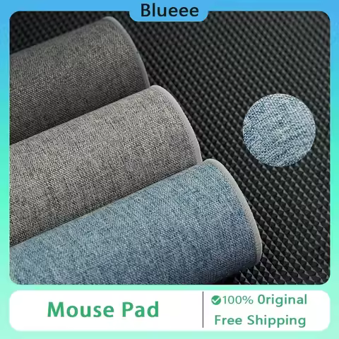 FBB Linen Mouse Pad 4mm Thickening Non-slip Shock Absorption Large E-sports Gaming Mousepad Desk Mat