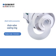 Geberit Toilet Flush Valve Repair Kit, Replacement Drain Valve with Silicone Seals, Flapper, and Gas