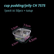 Jelly Pudding Cap CH7575 pudding glass contains 10 pcs