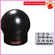 MONSTER SPORT Monster Shift Knob C Type M12×P1.25 Ball Shape Black φ=47mm h=51.5mm for Swift Sport [