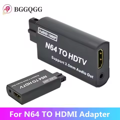 For Game Console N64 to HDMI-compatible Converter Adapter Plug and Play for SNES/NGC/SFC HDMI Adapte
