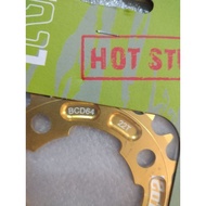 12o'clock AL7075 64bcd 22T front chainring - super tough