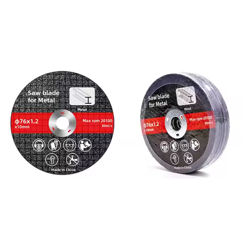 Mini Angle Grinder Grinding Wheel Disc Diamond Saw Blade 76mm Diameter 10mm Angle Grinder HSS Carbit