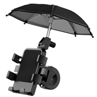 With Umbrella Motorcycle Phone Holder Anti Rain Lalamove/grab Driver Multifunction Bicycle Bracket