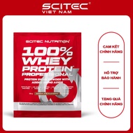 Whey Professional Scitec NUTRITION WHEY Sample Trial Pack 30G - Genuine Scitec Vietnam