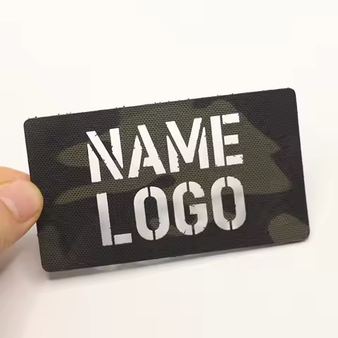 Custom Text Patch, Military Patch, Your Text Patch, Hollow Cutting Patch Tactical SMT 2x3.5inch