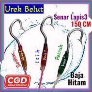 Rice Field Eel Fishing Hook Eel Eel Black Steel Material Line Damyl 3 layers 150 cm to 300 cm eel fi