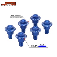 6PCS Screw Blue Front Fork Guard Bolts For YAMAHA YZ125 YZ250 YZ250F YZ450F 2008-2018 YZ125X YZ250X 