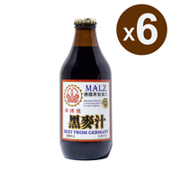崇德發 - 天然黑麥汁 x 6枝裝 (330ml X 6 枝裝)