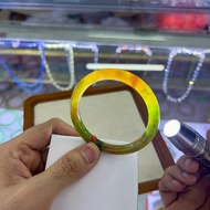 Multi-Colored Tam Tai Jade Ring - Positive Energy, Meaningful Gift - T09