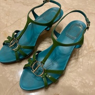 Dior 6公分36.5涼鞋/跟鞋