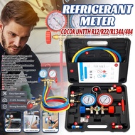 meter gas aircond Aircond Meter Set R134a Car Aircon Manifold Gauge Freon Pressure Gauge AC Air Cond