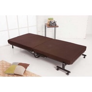 Simple Life 高反發支撐14段收納折疊床(簡易組裝)KR咖