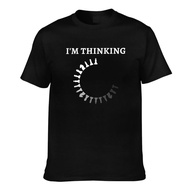Fashion Tshirts I'M Thinking Funny Chess Funny Men Daily Wear