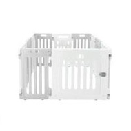 คอกกั้นสุนัขเพ็ทโฮม HOSTAIL ไซซ์ S สีเทา/ขาว (1182912)