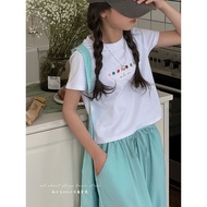 T-Shirt Summer Style Children's Clothes Short-Sleeved 23 Printed Casual Top 2025 Korean Version Girl