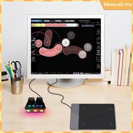 [BlesiyaedMY] Keypad OSU Gaming Keyboards Professional RGB Cool Backlit for PC Black