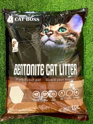 ทรายแมวแคท บอส CAT BOSS กลิ่นกาแฟ ขนาด 10 ลิตร