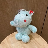 薄荷綠 河馬毛公仔