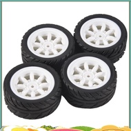 4Pcs Rubber Tire Tyre Wheel for SG1603 SG1604 SG1605  UD1601 UD1602 UD1603 UD1604 1/16 RC Car Upgrad