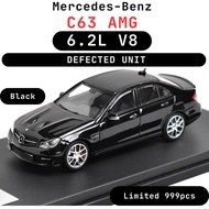 1/64 King Model Mercedes Benz AMG C63 Black (DEFECT) Diecast Model Cars