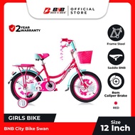 Sepeda Anak Perempuan BNB Mini Swan Ukuran 12 dan 16 Inch
