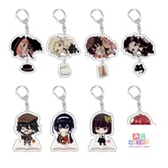 Bungo Stray Dogs Dazai Atsushi Ranpo Chuuya Doppo Akutagawa Keychain