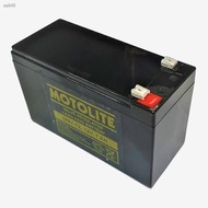 ✥Motolite UPS Battery 12V 7Ah 20hr OM7-12 12 Volts 7 Ampere Rechargeable Back up Battery 12v 7.2Ah