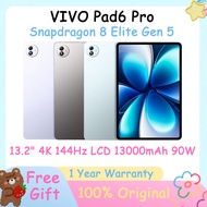 VIVO Pad 6 Pro Snapdragon 8 Elite Gen 5 4K 144Hz 13000 mAh 13.2 inch 66W 144Hz WiFI Version Vivo pad
