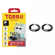 Torrii - Torrii BODYGLASS 抗菌塗層鋁合金框相機鏡頭玻璃保護貼 for iPhone 15/15 Plus (黑色邊框)